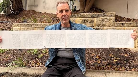 زهلامهكێ نیوزلهندى درێژتریبن ناڤ ل خۆ كر و چوو د پرتووكا گێنس دا: