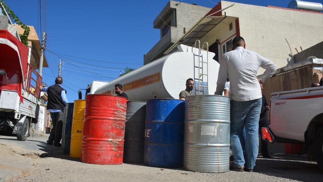 دابەشکرنا گازی ئاسایی بوویەڤە و ل سلێمانیێ بێی پسوولە دهێتە دابەشکرن